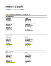 Load image into Gallery viewer, Fall Youth Development League 2026
